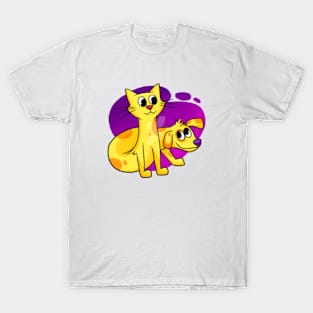 Catdog Cartoon Chaos T-Shirt